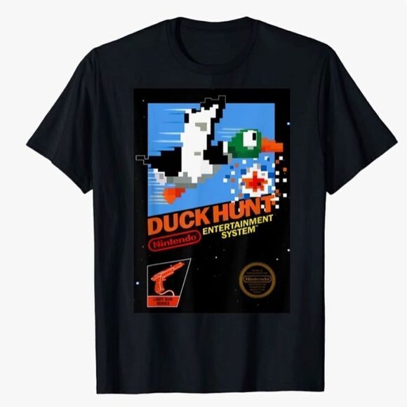 Fifth Sun Nintendo Duck Hunt Tee in Size Junior Large - Picture 1 of 6